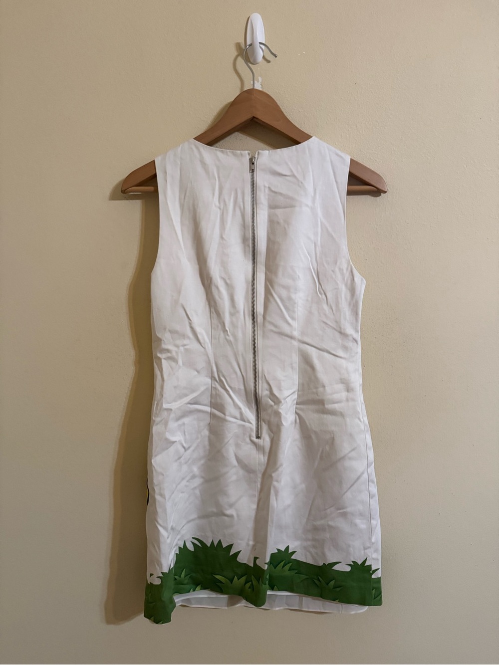 Alice + Olivia x Grateful Dead Clyde Shift Dress Bear White Multi Size 0 - Picture 5 of 5